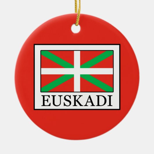 Euskadi Keramik Ornament (Vorne)