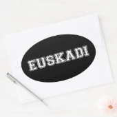 Euskadi Ovaler Aufkleber (Umschlag)