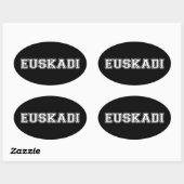 Euskadi Ovaler Aufkleber (Blatt)
