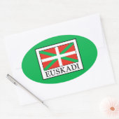 Euskadi Ovaler Aufkleber (Umschlag)