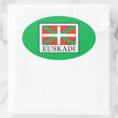 Euskadi Ovaler Aufkleber (Tasche)