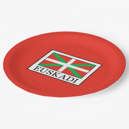 Euskadi Pappteller (Schrägansicht)