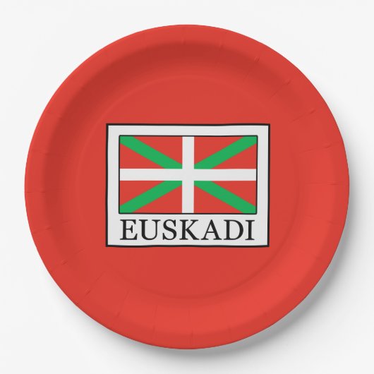Euskadi Pappteller (Vorderseite)