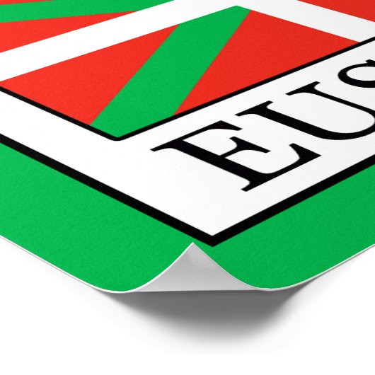 Euskadi Poster (Ecke)