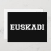 Euskadi Postkarte (Vorne/Hinten)
