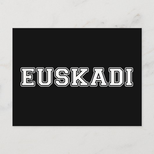 Euskadi Postkarte (Vorderseite)