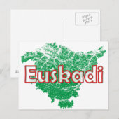 Euskadi Postkarte (Vorne/Hinten)