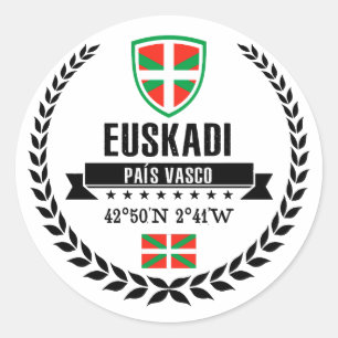 Euskadi Runder Aufkleber