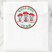 Euskadi-Team Runder Aufkleber (Tasche)
