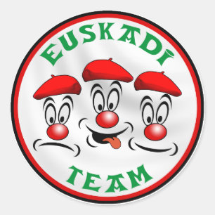 euskadi Team Runder Aufkleber
