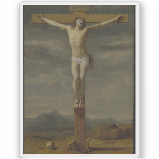 Eustache Le Sueur - Crucifixe Aufkleber (Vorderseite)