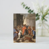 Eustache Le Sueur-Preaching of St. Paul at Ephesus Postkarte (Stehend Vorderseite)
