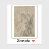 Eustache Le Sueur: Studie für die Figur des Astasi Aufkleber (Blatt)