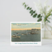 Eustis, FL - Flotte der Schiffe - 1907 Postkarte (Stehend Vorderseite)