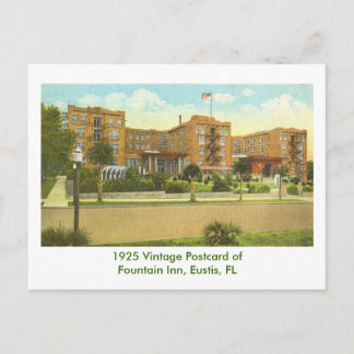 Eustis, FL - Fountain Inn - 1925 Postkarte