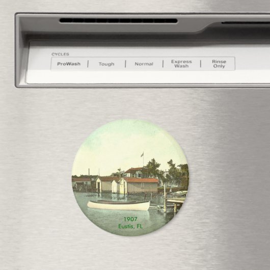 Eustis, FL - Wasserfront - 1907 Magnet (In Situ (Geschirrspüler))