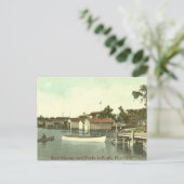 Eustis, FL - Wasserfront - 1907 Postkarte (Stehend Vorderseite)