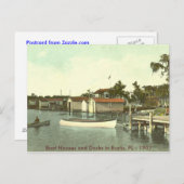 Eustis, FL - Wasserfront - 1907 Postkarte (Vorne/Hinten)