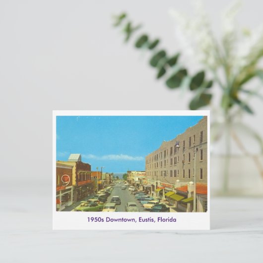 Eustis, Florida Postkarte (Stehend Vorderseite)
