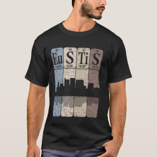 Eustis Periodensystem Elemente Eustis Florida Retr T-Shirt