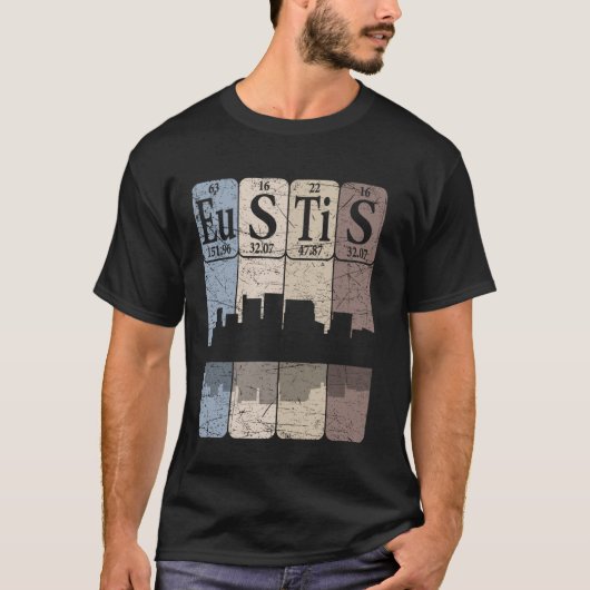 Eustis Periodensystem Elemente Eustis Florida Retr T-Shirt (Vorderseite)
