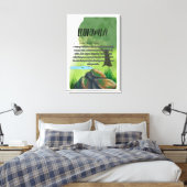Euthymia Leinwanddruck (Insitu (Schlafzimmer))