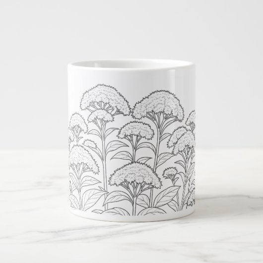 Eutrochium purpureum - Sweet Joe Pye Weed Jumbo-Tasse (Vorderseite)