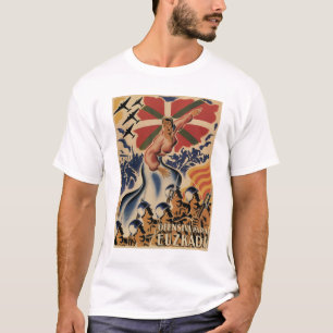 Euzkadi offensives (1937) _Propaganda Plakat T-Shirt