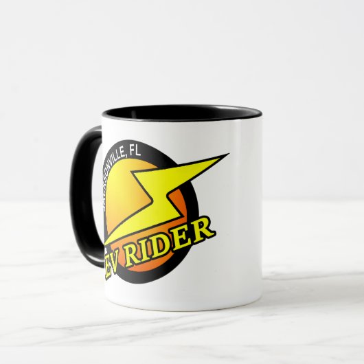 EV Rider Coffee Tasse (Vorderseite Links)
