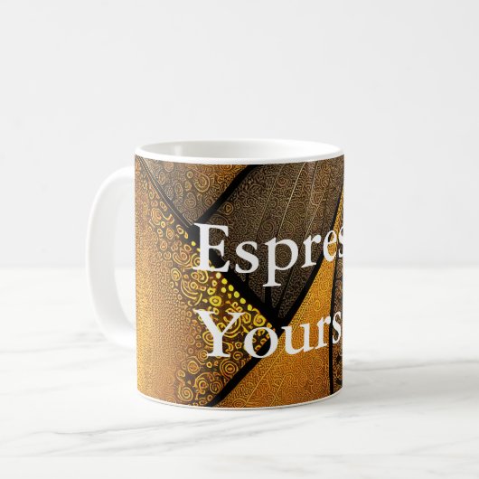 Eva 1 Abstract Design Classic Tasse (Vorderseite Links)