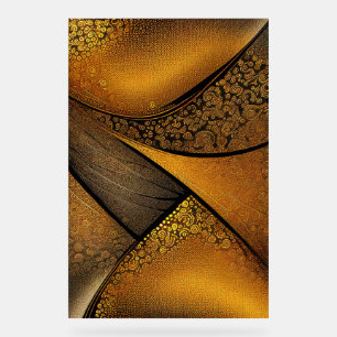 Eva 1 Abstraktes Design Akryllisches Zeichen Acrylschild