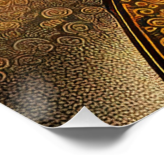 Eva 1 Abstraktes Design-Poster Poster (Ecke)