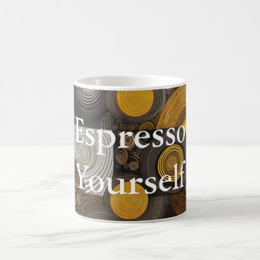 Eva 2 Abstract Design Classic Tasse (Mittel)