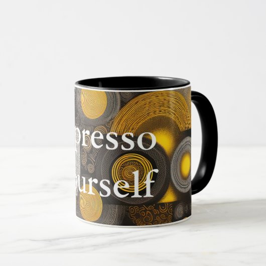 Eva 2 Abstract Design Combo-Tasse Tasse (VorderseiteRechts)