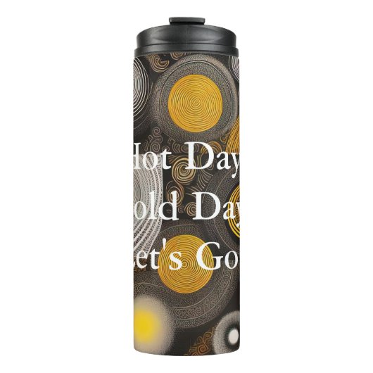 Eva 2 Abstract Design Thermal Tumbler Thermosbecher (Vorderseite)