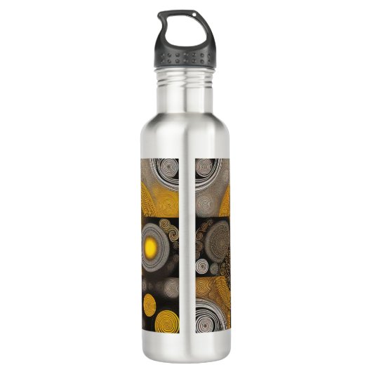 Eva 2 Abstrakte Design Wasserflasche Typ 1 Edelstahlflasche (Rückseite)