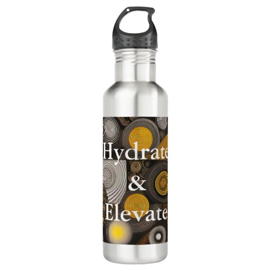 Eva 2 Abstrakte Design Wasserflasche Typ 1 Edelstahlflasche (Vorderseite)