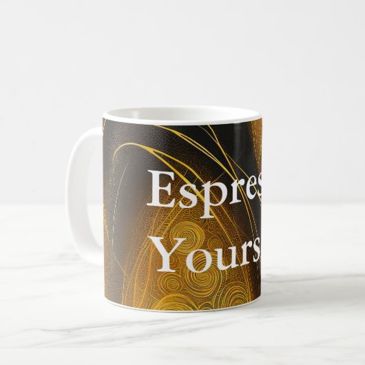 Eva 3 Abstract Design Classic Tasse (Vorderseite Links)