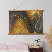 Eva 3 Abstract Design Wandteppich Mit Holzrahmen (Schlafzimmer)