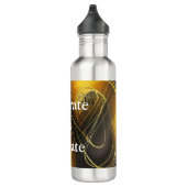 Eva 3 Abstrakte Design Wasserflasche Typ 1 Edelstahlflasche (Rechts)