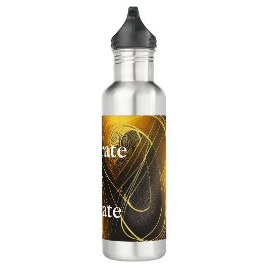 Eva 3 Abstrakte Design Wasserflasche Typ 1 Edelstahlflasche (Rechts)