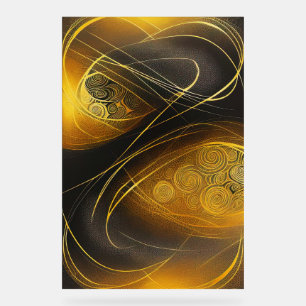 Eva 3 Abstraktes Design Akryllische Beschriftung Acrylschild