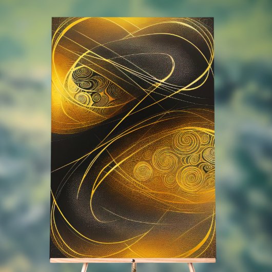 Eva 3 Abstraktes Design Akryllische Beschriftung Acrylschild (Neutral)