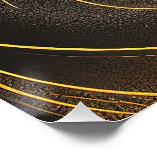 Eva 3 Abstraktes Design-Poster Poster (Ecke)