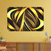 Eva 4 Abstract Design Canvas Print Leinwanddruck (Insitu (Wohnzimmer))