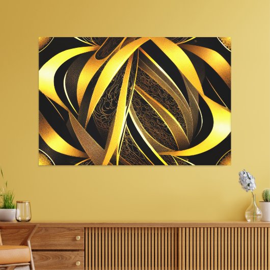 Eva 4 Abstract Design Canvas Print Leinwanddruck (Insitu (Wohnzimmer))