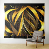 Eva 4 Abstract Design Tapestry Wandteppich (Beispiel (Horizontal))