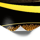 Eva 4 Abstraktes Design-Poster Poster (Ecke)