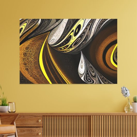 Eva 5 Abstract Design Canvas Print Leinwanddruck (Insitu (Wohnzimmer))