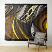 Eva 5 Abstract Design Tapestry Wandteppich (Beispiel (Horizontal))